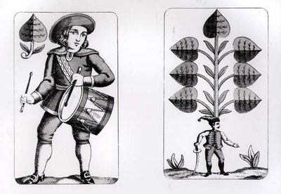 Design for Playing Cards by German School